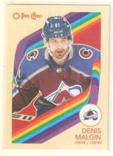Denis Malgin 2023-24 O-Pee-Chee Retro Parallel #481 Avalanche