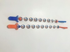 Handmade Pacifier Holder - Sports - Hockey - New York Islanders