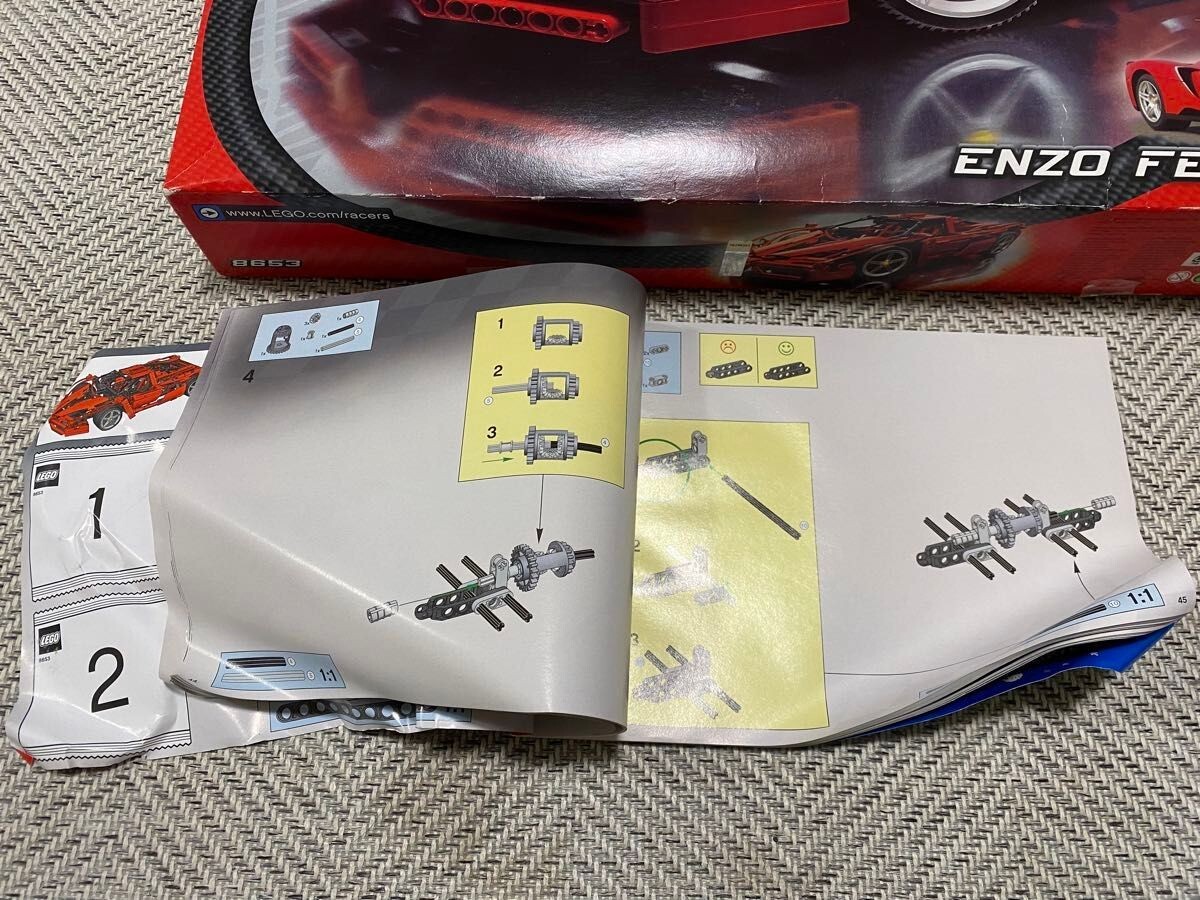 LEGO Racers Enzo Ferrari 1:10 8653 In 2005 Retired from Japan | eBay