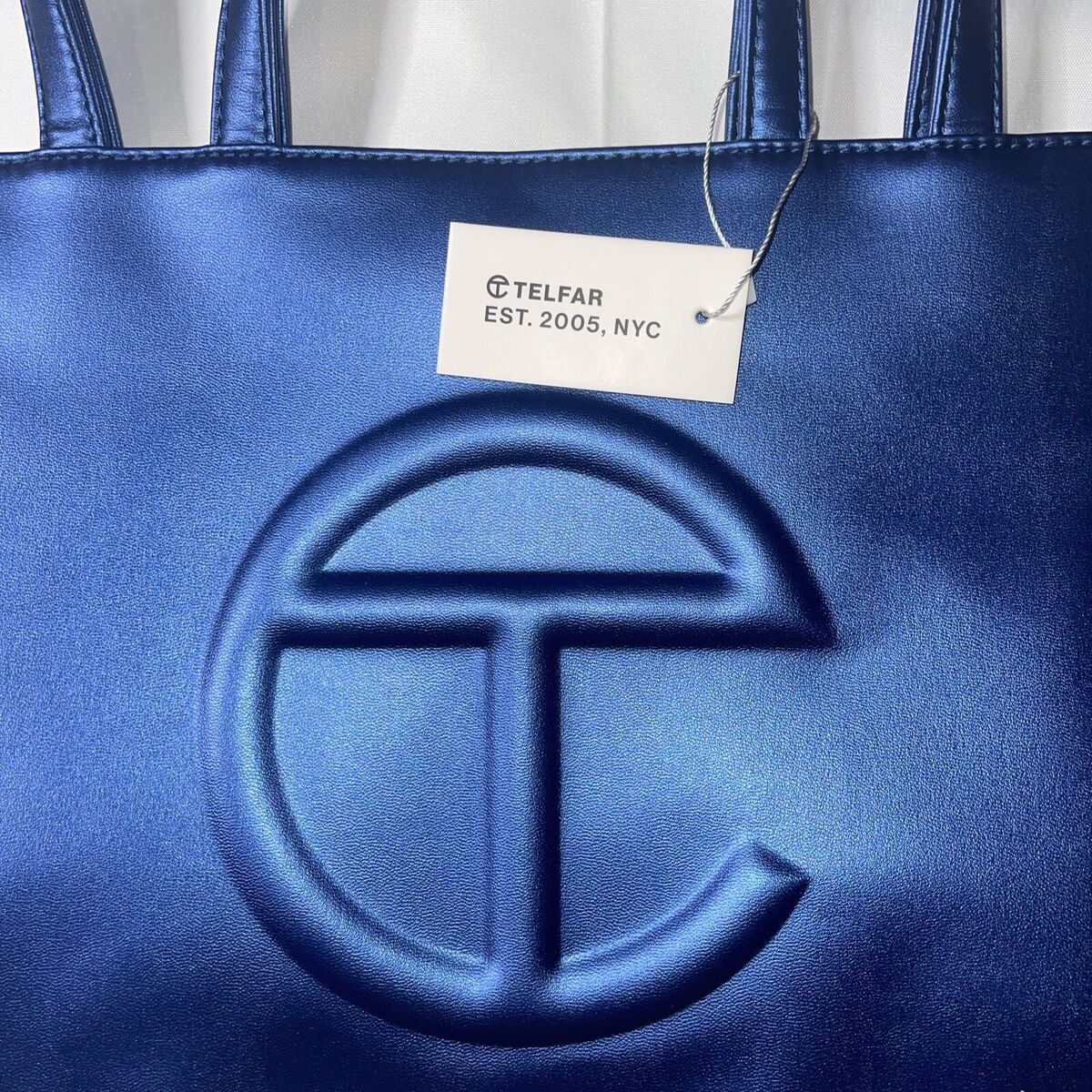 Brand New- Telfar Unisex Cobalt Blue Shopping Bag Size Brand New- Telfar Unisex Cobalt Blue Shopping Bag Size