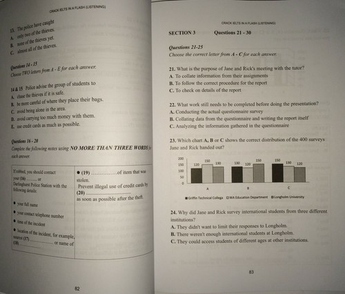 48X Official IELTS LISTENING Tests FOR TARGET Band 8 ,Crack IELTS in a Flash - Picture 6 of 8