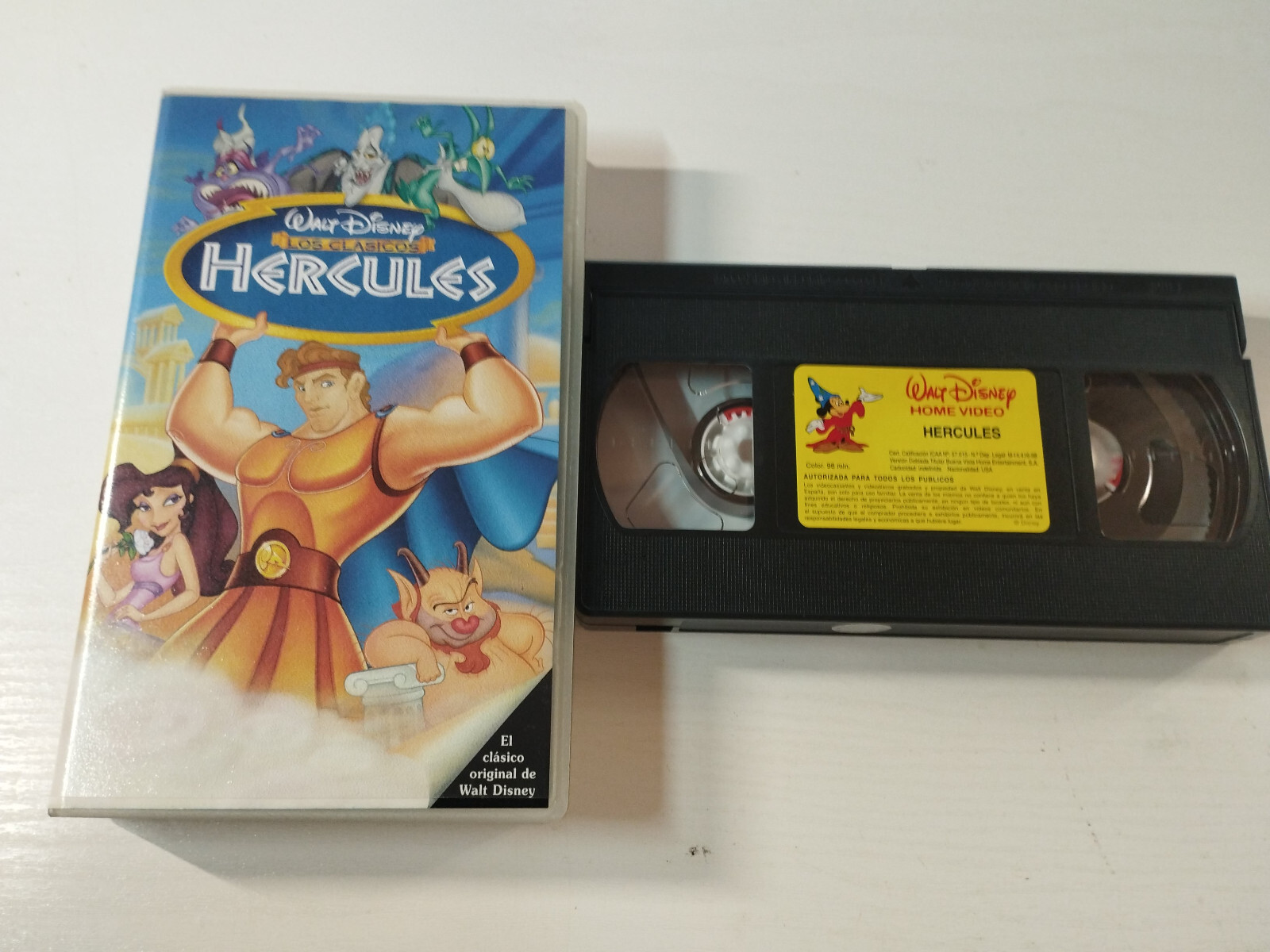 Hercules the Classics of WALT DISNEY 1998 - VHS Tape Spanish Am