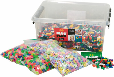 Plus Plus Bausteine 6000 Farbenmix aus Neon, Pastell und Grundfarben