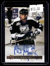 2020-21 SP Signature Edition Legends UD Canvas Autographs Mike Sillinger Auto