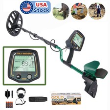 High Accuracy Metal Detector Kit W/Display Waterproof Search Coil Headphone Bag