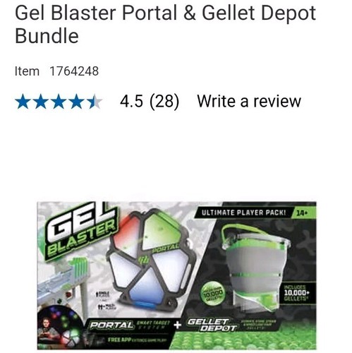 Gel Blaster Portal & Gellet Depot Ultimate Player Pack 30,000 Gellets NEW IN BOX