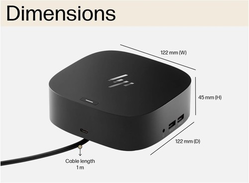 New HP USB-C Dock G5 120W Docking Station, USB Type-C, Power Delivery up to 100W - 第 8/13 張圖片