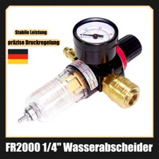Luftdruckregler Kompressor Filterventil Öl Wasser Abscheider Messgerät Fallen DE