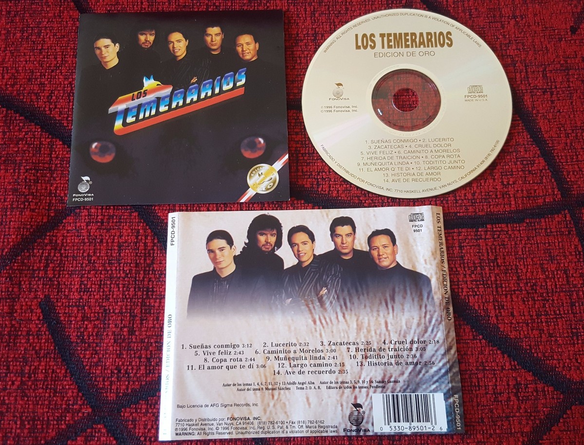 Tex Mex LOS TEMERARIOS **Edicion De Oro** ORIGINAL & SCARCE