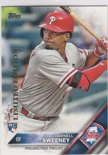 2016 Topps Limited Edition #157 Darnell Sweeney Philadelphia Phillies  RC Rookie