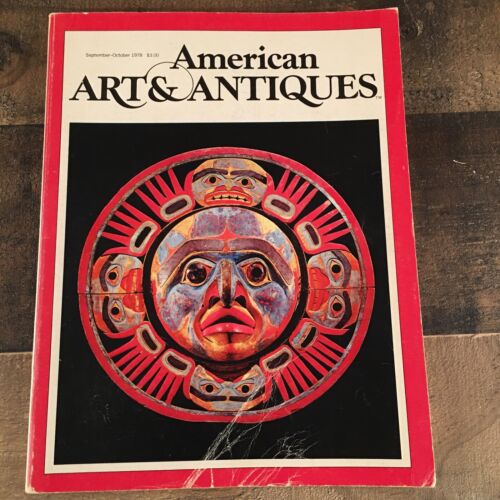Vintage American Art & Antiquitäten Magazin Sept '78 Holzmasken kostenloser Versand - Bild 1 von 3