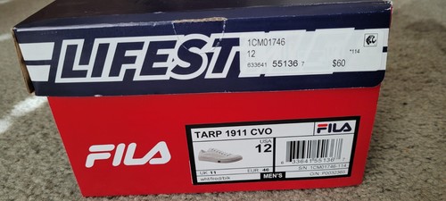 Men's Fila "Tarp CVO" low-top canvas sneakers - white - Picture 14 of 15