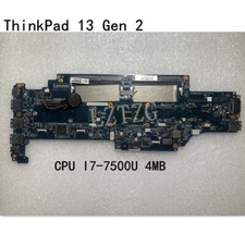 Original Motherboard for Lenovo Thinkpad 13 Gen 2 I7-7500U 4MB 01YT020 01HW973