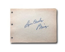 Bing Crosby Hand Signed Album Page Cut JSA COA Autograph Singer Actor