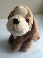 PLUSH DOLL FIGURE LOVEY ANIMATED REALISTIC BARKING CHASING ITS TAIL GO DOG TOY
