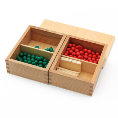 Montessori Mathematik Material Multiplikation Bead Board Lernspielzeug für