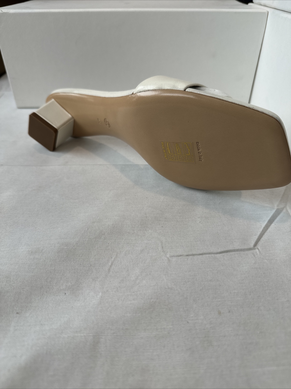 FILA Sandali in pelle The Row cioccolato Capretto taglia 39 5