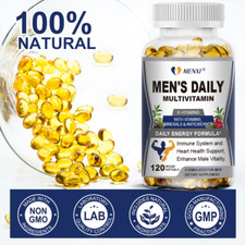 Multivitamin Softgels for Men  Women, Daily Vitamin Mineral 120 Soft Capsules