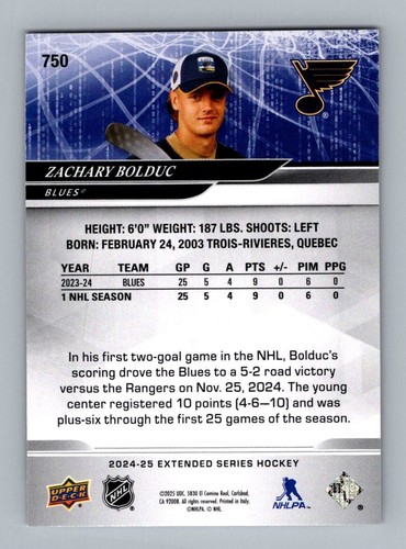 2024-25 Upper Deck Extended Young Guns & 1st RD RC U-Pick - Picture 100 of 100