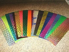 NEW TAPE!! Large Fish Scale 3" x 12" 2PK Holographic Fishing Lure Tape 18 Colors