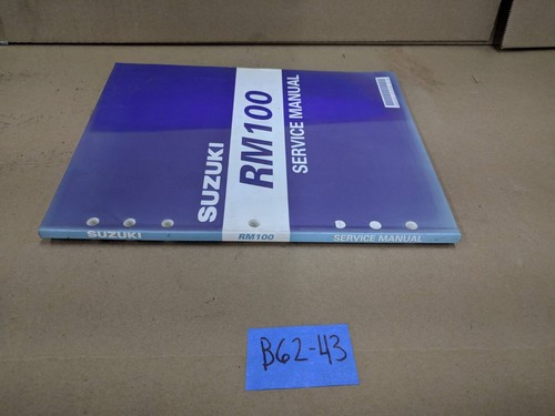 OEM 2003 Suzuki RM100 Owner's Service Manual 99500-20230-01E - Picture 4 of 5