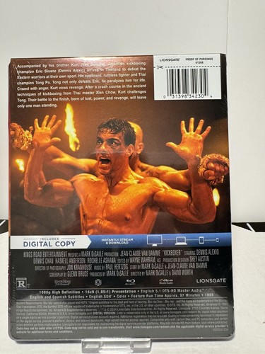 Kickboxer Steelbook (Blu-ray Disc+Digital) Factory Sealed - Picture 2 of 2