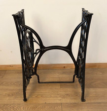 Vintage Cast Iron SINGER Sewing Machine Treadle Base Industrial Table Restored