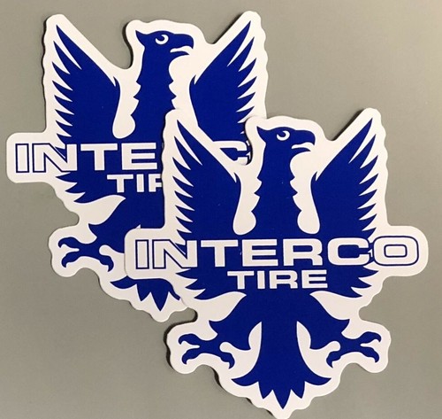 2 INTERCO TIRE decals stickers 4X4"