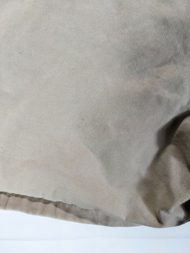 LIZ CLAIBORNE-LIZWEAR JEANS pantaloncino jeans donna beige vita media kaki taglia 10 - Foto 9 di 9