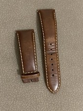 CINTURINO OROLOGIO SECTOR PELLE ORIGINALE CUOIO Ansa 25 mm.