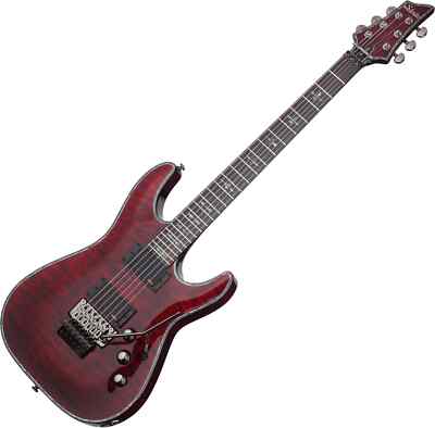 B-WARE SCHECTER Hellraiser C-1 FR Black Cherry E-Gitarre Floyed Rose Guitar Rot
