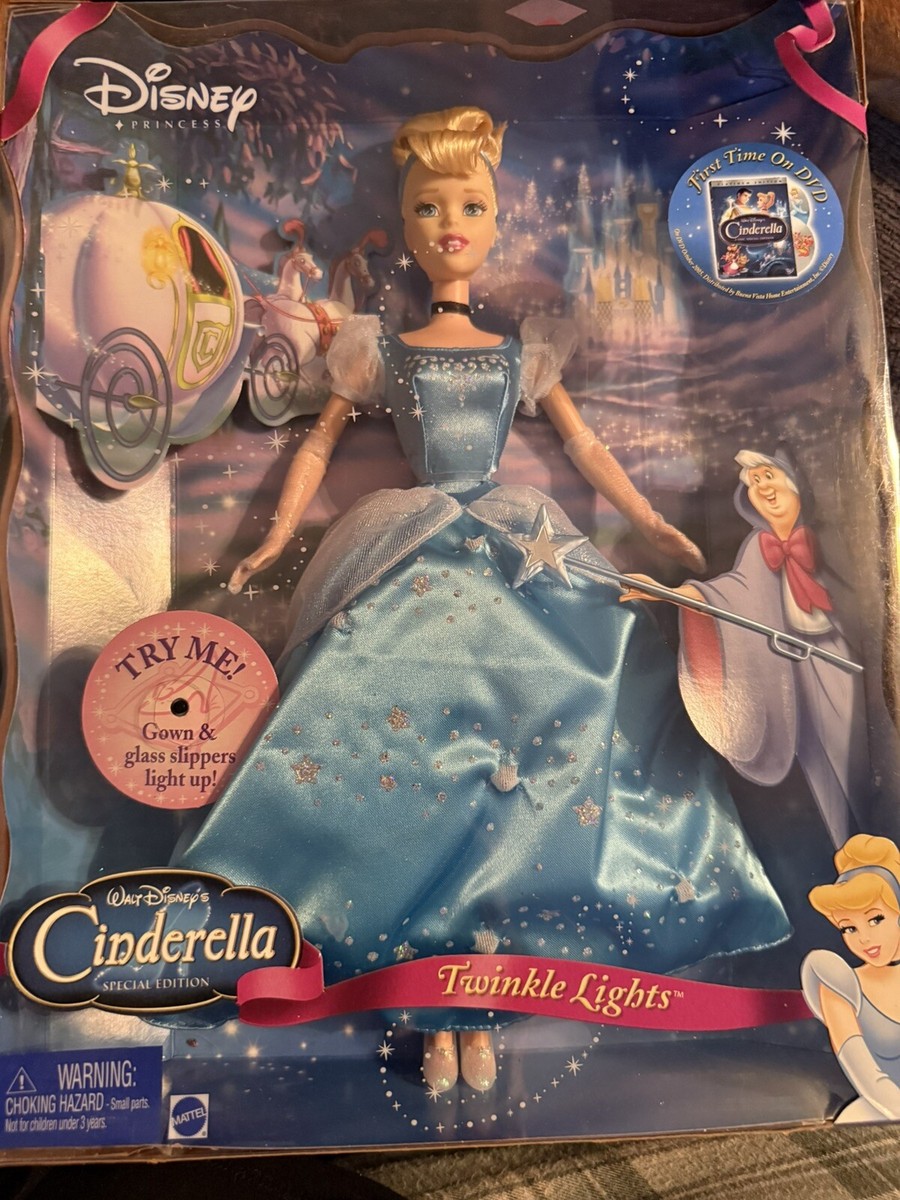 Disney Cinderella Twinkle Lights Special Edition 2004 Mattel