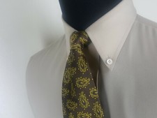 GARRICK ANDERSON Vintage Made In USA 100 Pure Silk Tie 4 1/4 " Wide