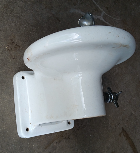 Vintage STANDARD Porcelain Water Drinking Fountain Bubbler Complete Wall Mount - Picture 7 of 10