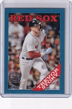 Trevor Story 2023 Topps Series 1 1988 Tribute Blue Boston $1.50 SHIPPING