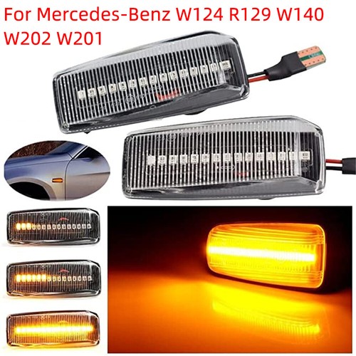 For Mercedes-Benz S-Class W140 1991.01- 1998.09 Side Marker Turn Signal Lights