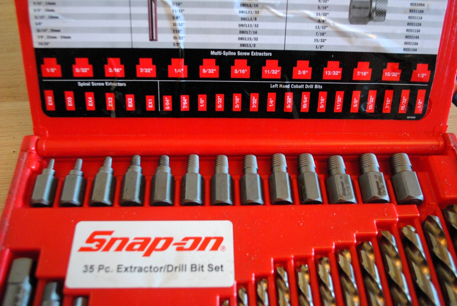 *NEW* Snap On 35pc Multispline Screw Extractor Set EXD35 eBay
