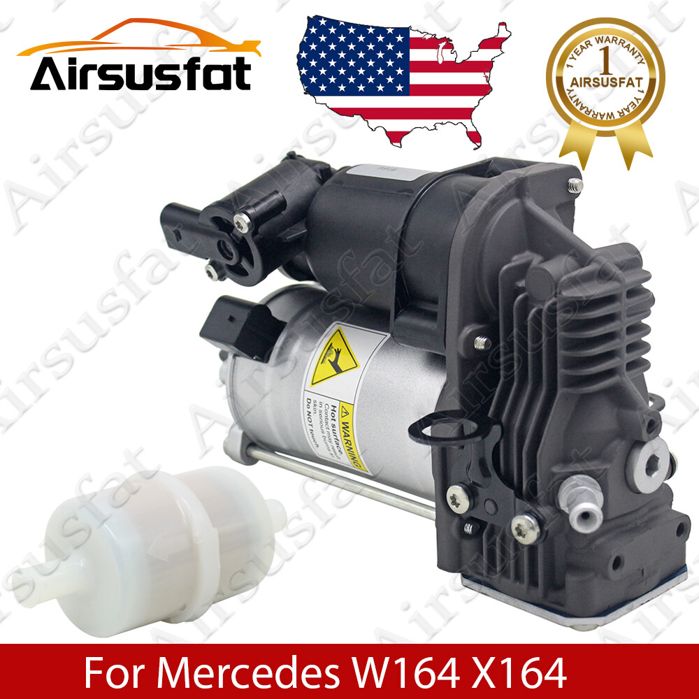 Air Suspension Compressor w/Air Filter for Mercedes ML GL W164 X164 1643200304