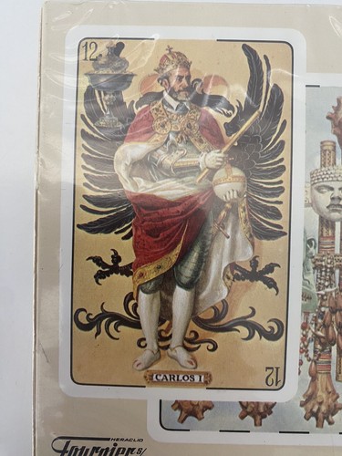 Baraja Ibero Americana Playing Card Heraclio Fournier Spain Vintage Factory Seal - Picture 3 of 11