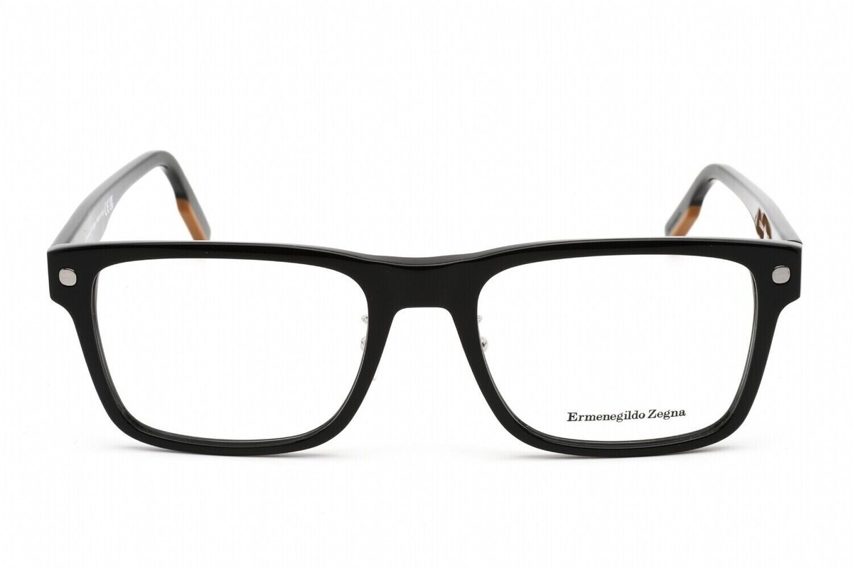 メガネ Zegna Eyewear EZ5264 H 001 Black Square Luxury ez5294-090-00-1200x600.jpg