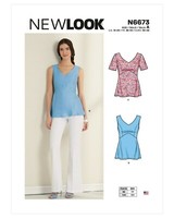 6673 Misses 'Tunika & Top Einfach NäHen Muster New Look GrößEn 10 - 22 5 Stile