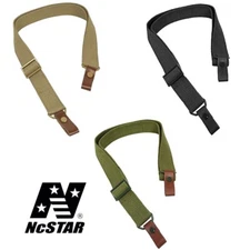 NcSTAR Tactical Reinforced Canvas Military Two Point Surplus Style Rifle Sling