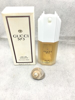 GUCCI NO 3 Eau De Toilette For Women 60 Ml Spray Vintage | eBay
