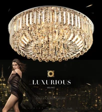 Modern K9 crystal ceiling lamp crystal lamp living room bedroom lights lighting