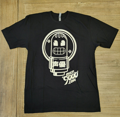 NEW! SDCC 2018 DRAGONBALL Z GOKU OVER 9000 .COM BLACK SHIRT