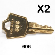  Two 606 Keys For Rascal Scooter Fits All Model 600 600t 600f 606 Key