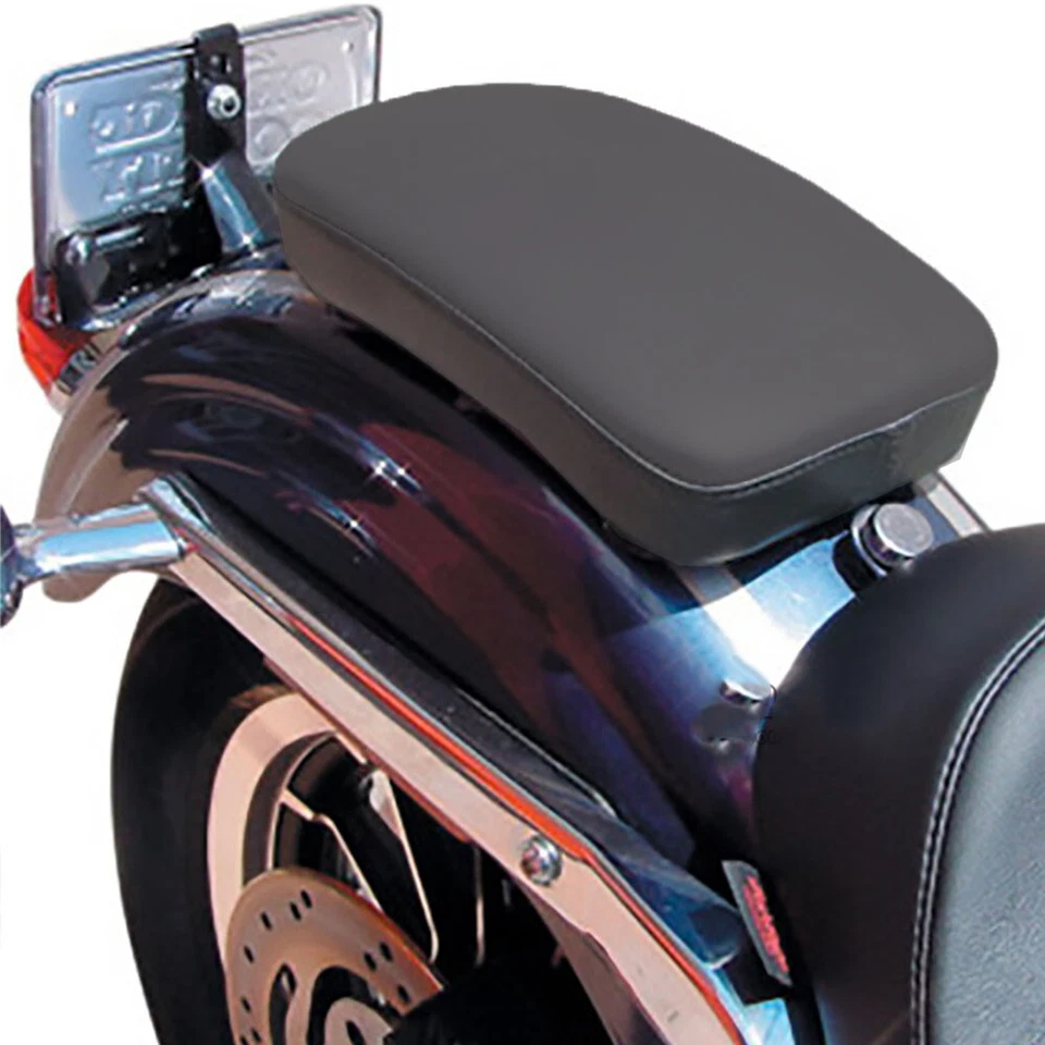 Rectangular Pillion Passenger Pad Seat 8 Suction Cup Pad For Harley Motorcycle - Image 2 of 4