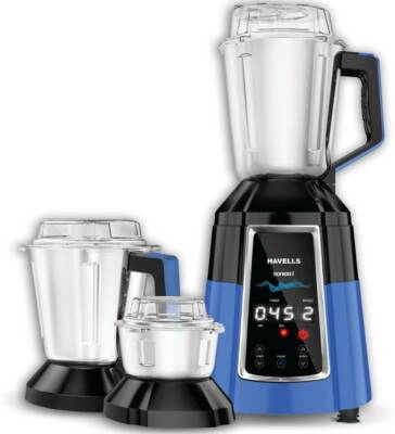 HAVELLS SONIDO-I MIXER GRINDER 1200 Mixer Grinder (3 Jars, Blue