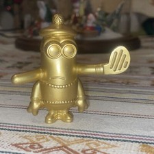 2019 MCDONALDS GOLDEN MINION MINI GOLF NO PACKAGING 2.5"