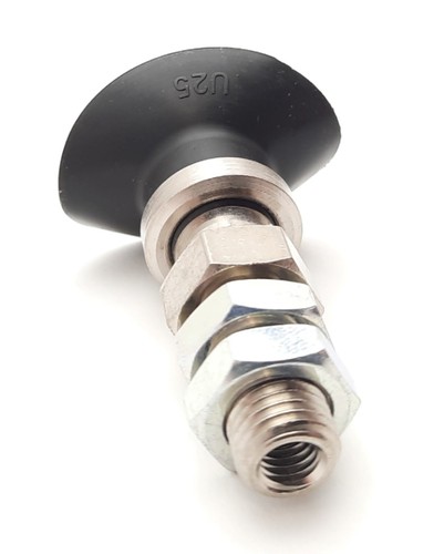 Menge 4 SMC ZPT25UF-A8 Vakuumpolster ohne Puffer Fluorkautschuk 25 mm, flach, M8x1 - Bild 5 von 5
